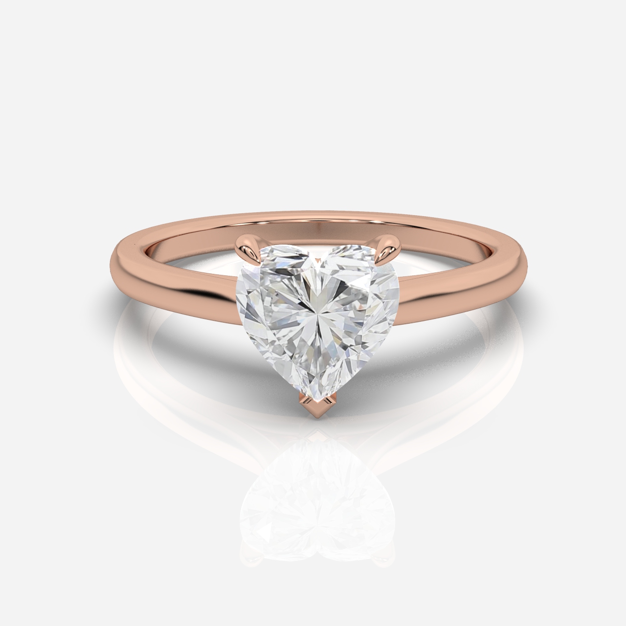 Ella Cathedral Solitaire Heart